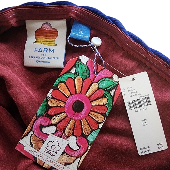 NWT Anthropologie New Farm Rio Floral Midi Sundress - XL - Picture 13 of 15